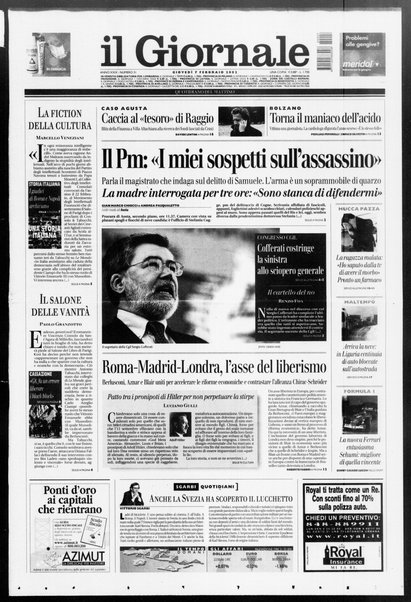 Il giornale : quotidiano del mattino